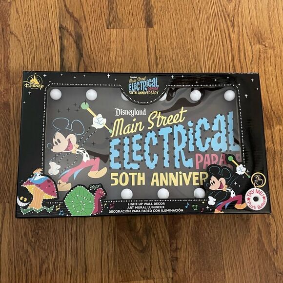 The Main Street Electrical Parade 50th Anniversary Light-up wall decor NWT - Picture 1 of 7